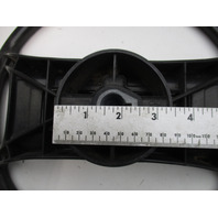 1980's Forester  Boat Steering Wheel 13.75" Black Plastic 3/4" Shaft