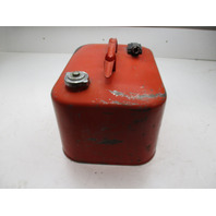 Quicksilver Mercury Mariner Outboard Remote Fuel Gas Tank Can Metal 6 Gallon