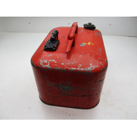 Quicksilver Mercury Mariner Outboard Remote Fuel Gas Tank Can Metal 6 Gallon