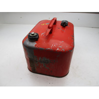 Quicksilver Mercury Mariner Outboard Remote Fuel Gas Tank Can Metal 6 Gallon