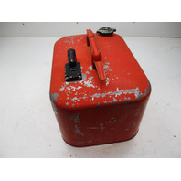 Quicksilver Mercury Mariner Outboard Remote Fuel Gas Tank Can Metal 6 Gallon