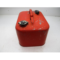 Quicksilver Mercury Mariner Outboard Remote Fuel Gas Tank Can Metal 6 Gallon