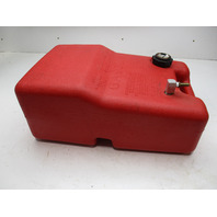 Chilton Outboard Plastic Red Remote Portable Marine Gas Tank 6.6 Gallons
