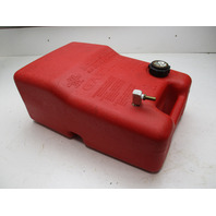 Chilton Outboard Plastic Red Remote Portable Marine Gas Tank 6.6 Gallons