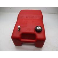 Chilton Outboard Plastic Red Remote Portable Marine Gas Tank 6.6 Gallons