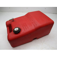 Chilton Outboard Plastic Red Remote Portable Marine Gas Tank 6.6 Gallons