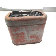 Vintage OMC Johnson Evinrude Outboard  6 Gallon 2 Line Pressure Gas Fuel Tank