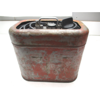Vintage OMC Johnson Evinrude Outboard  6 Gallon 2 Line Pressure Gas Fuel Tank