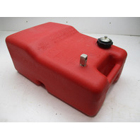 Chilton Outboard Plastic Red Remote Portable Marine Gas Tank 6.6 Gallons