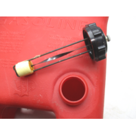 Chilton Outboard Plastic Red Remote Portable Marine Gas Tank 6.6 Gallons