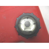 Chilton Outboard Plastic Red Remote Portable Marine Gas Tank 6.6 Gallons