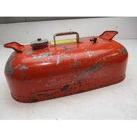 OMC Evinrude Johnson Outboard 3 Gallon Remote Red Metal Gas Tank Fuel Can