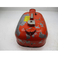 OMC Evinrude Johnson Outboard 3 Gallon Remote Red Metal Gas Tank Fuel Can