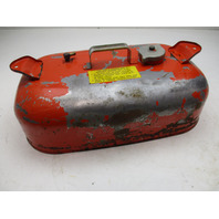 OMC Evinrude Johnson Outboard 3 Gallon Remote Red Metal Gas Tank Fuel Can