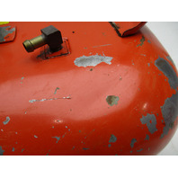 OMC Evinrude Johnson Outboard 3 Gallon Remote Red Metal Gas Tank Fuel Can
