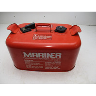 Mercury Mariner Outboard Remote Fuel Gas Tank Can Metal 6 Gallon