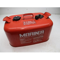 Mercury Mariner Outboard Remote Fuel Gas Tank Can Metal 6 Gallon