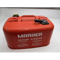 Quicksilver Mercury Mariner Outboard Remote Fuel Gas Tank Can Metal 6 Gallon