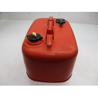 Quicksilver Mercury Mariner Outboard Remote Fuel Gas Tank Can Metal 6 Gallon