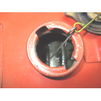 OMC Evinrude Johnson Outboard 3 Gallon Remote Red Metal Gas Tank Fuel Can