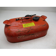 OMC Evinrude Johnson Outboard 3 Gallon Remote Red Metal Gas Tank Fuel Can
