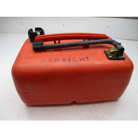 Mercury Quicksilver 6.6 Gallon Red Plastic Portable Marine Gas Tank Outboard