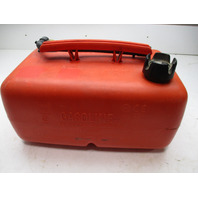 Mercury Quicksilver 6.6 Gallon Red Plastic Portable Marine Gas Tank Outboard