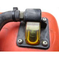 Mercury Quicksilver 6.6 Gallon Red Plastic Portable Marine Gas Tank Outboard