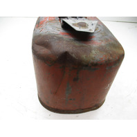 Vintage Johnson Evinrude Mile Master 6 Gallon 2 Line Pressure Gas Fuel Tank