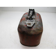 Vintage Johnson Evinrude Mile Master 6 Gallon 2 Line Pressure Gas Fuel Tank