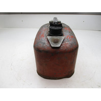 Vintage Johnson Evinrude Mile Master 6 Gallon 2 Line Pressure Gas Fuel Tank