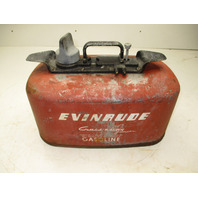 Vintage Johnson Evinrude Mile Master 6 Gallon 2 Line Pressure Gas Fuel Tank