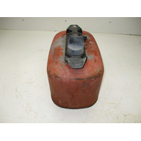 Vintage Johnson Evinrude Mile Master 6 Gallon 2 Line Pressure Gas Fuel Tank