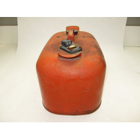 OMC Evinrude Johnson Outboard 6 Gallon Remote Red Metal Gas Tank Fuel Can