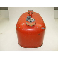 OMC Evinrude Johnson Outboard 6 Gallon Remote Red Metal Gas Tank Fuel Can