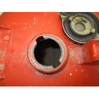OMC Evinrude Johnson Outboard 6 Gallon Remote Red Metal Gas Tank Fuel Can
