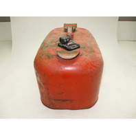 OMC Evinrude Johnson Outboard 6 Gallon Remote Red Metal Gas Tank Fuel Can