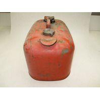 OMC Evinrude Johnson Outboard 6 Gallon Remote Red Metal Gas Tank Fuel Can