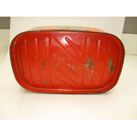 OMC Evinrude Johnson Outboard 6 Gallon Remote Red Metal Gas Tank Fuel Can