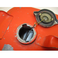 OMC Evinrude Johnson Outboard 6 Gallon Remote Red Metal Gas Tank Fuel Can