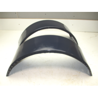Boat Trailer Fender Set Dark Blue Painted Steel 29" L x 9" W x 10 1/2 H"