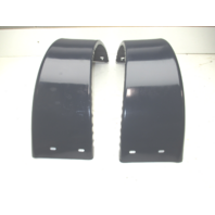 Boat Trailer Fender Set Dark Blue Painted Steel 29" L x 9" W x 10 1/2 H"
