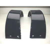 Boat Trailer Fender Set Dark Blue Painted Steel 29" L x 9" W x 10 1/2 H"