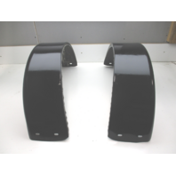 Boat Trailer Fender Set Black Painted Steel 32 1/4" L x 9" W x 14 1/4 H"