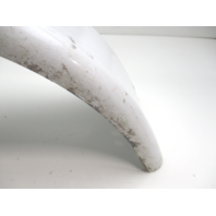 Boat Trailer Fender White Painted Steel 26 1/4" L x 8 1/4" W x 9 1/2 H"