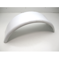 Boat Trailer Fender White Painted Steel 26 1/4" L x 8 1/4" W x 9 1/2 H"