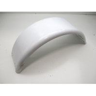 Boat Trailer Fender White Painted Steel 26 1/4" L x 8 1/4" W x 9 1/2 H"