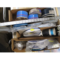 Lot of Blue Red Vintage Bayliner Colors Pin Stripe Tape Decal Pinstripe Big Rolls!