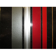 100 FT 1980s Mercury Outboard Cowl Grey Sparkle Pin Stripe Tape Decal Pinstripe
