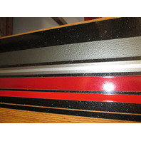 100 FT 1980s Mercury Outboard Cowl Grey Sparkle Pin Stripe Tape Decal Pinstripe